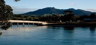 Raglan village and Bridge NZ